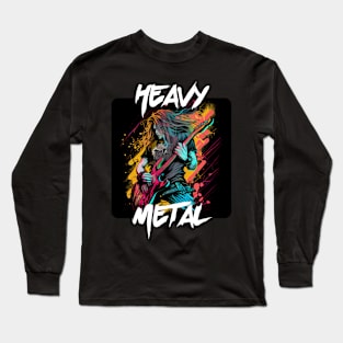 Graffiti Style - Heavy Metal 11 Long Sleeve T-Shirt